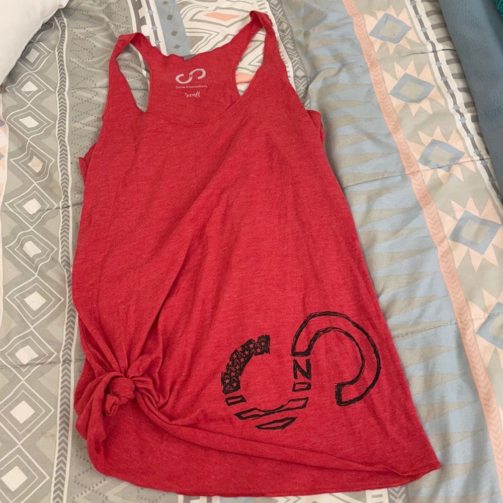 Curves n Combatboots Tank top